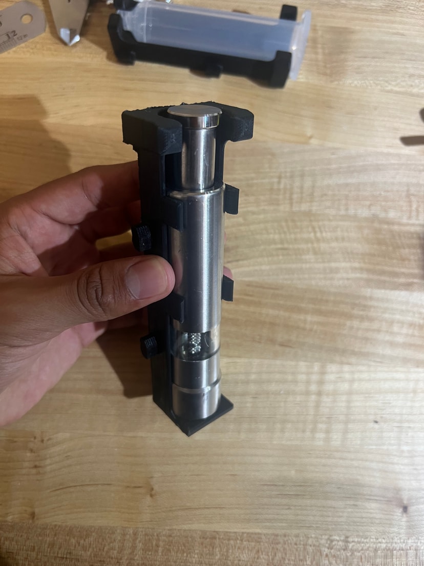 Assembled tool side view