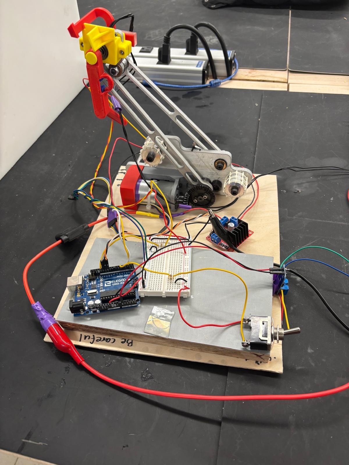 Full assembly with wiring