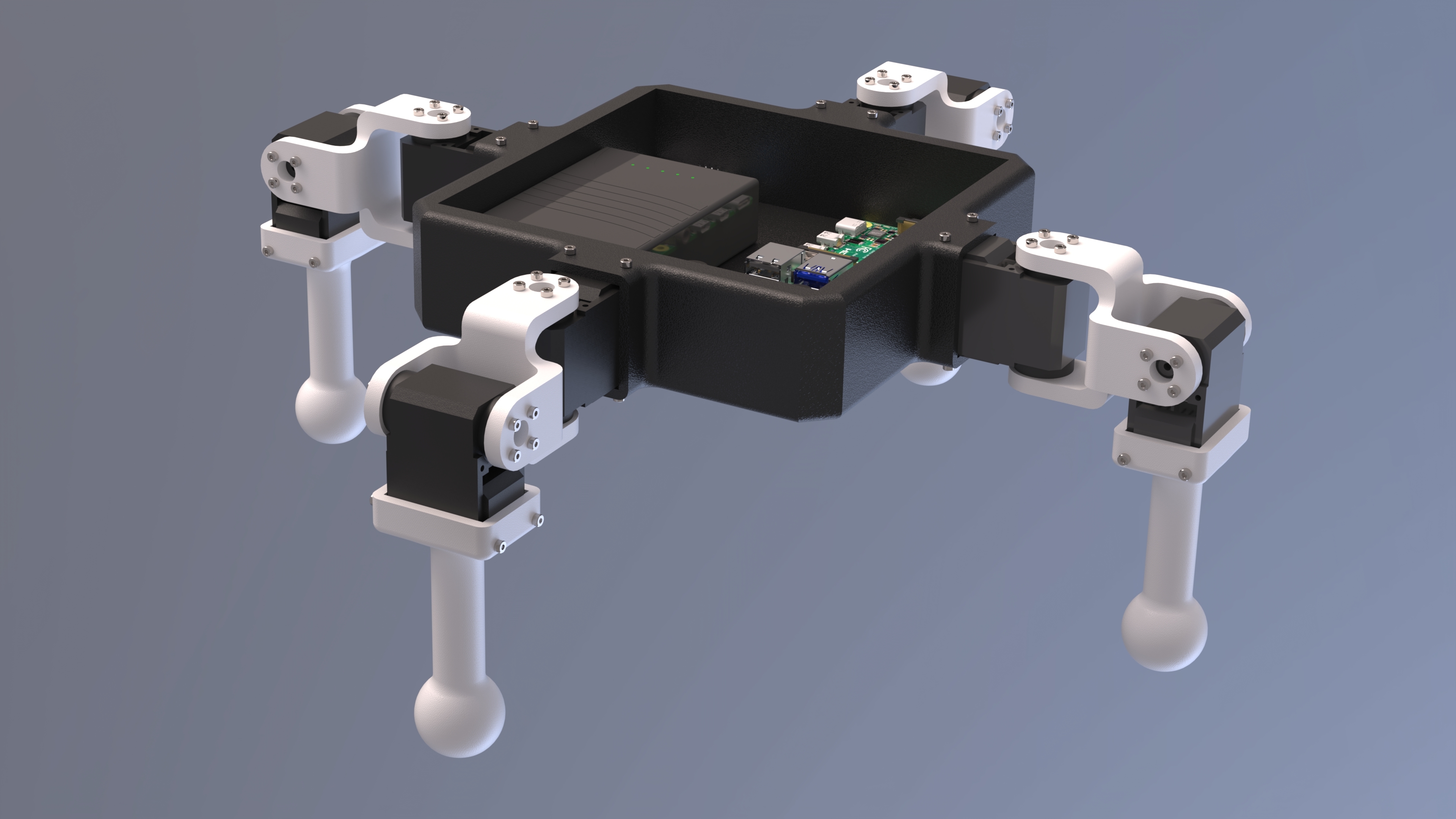 Quadruped Robot Render