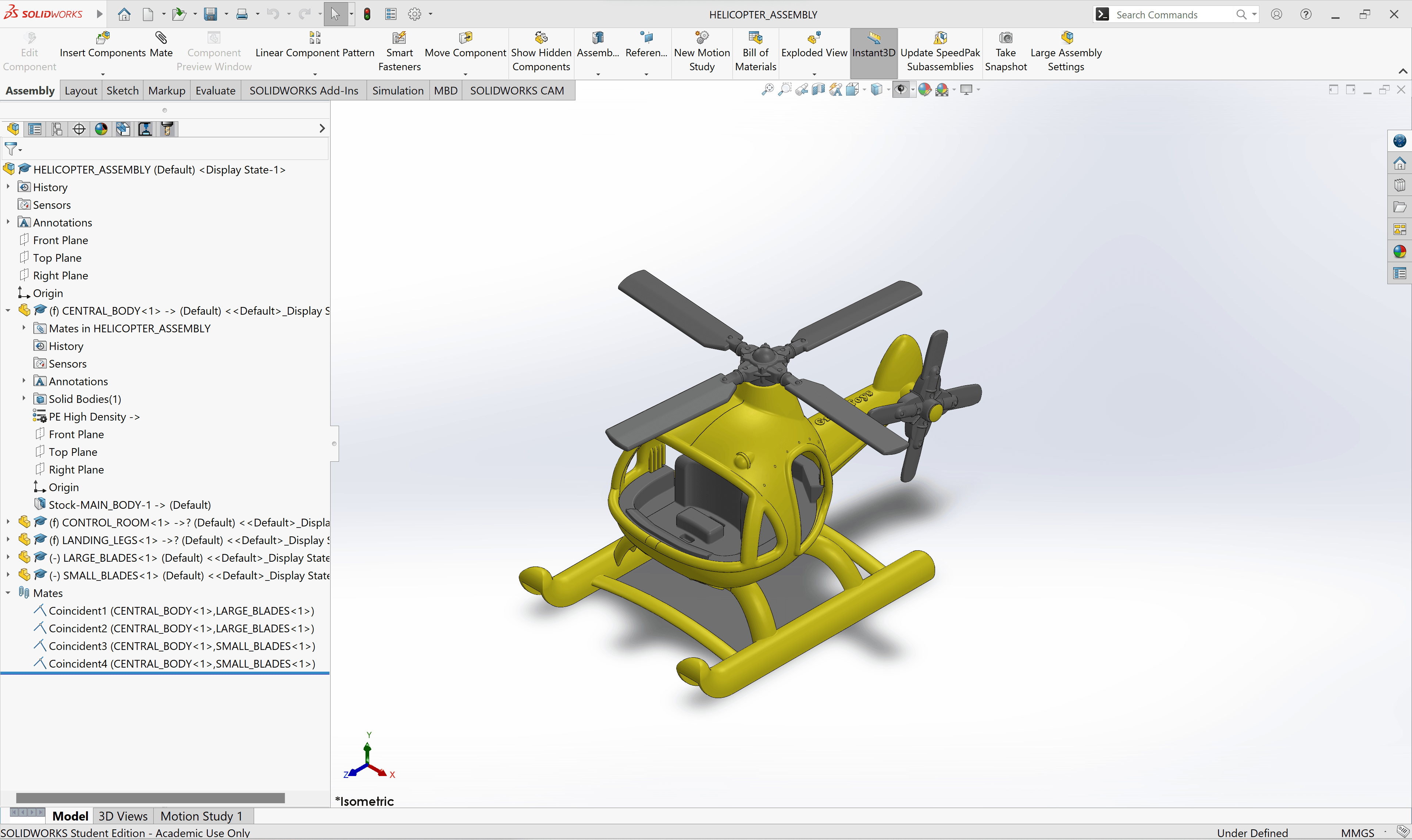 Recreated in SolidWorks
